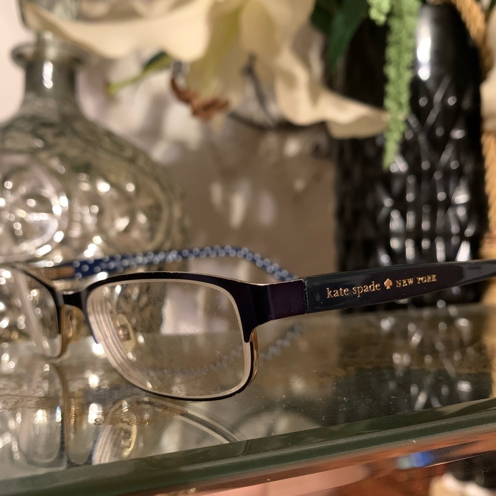 Kate Spade Black and Gold Eyeglasses
